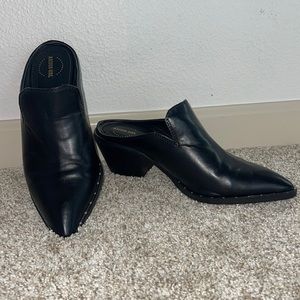 Adorable Heeled Slip On Mules